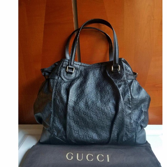 Gucci Handbags - LARGE GUCCI  on GUCCISSIMA lamb leather